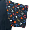ルイ・ヴィトン LOUIS VUITTON モノグラムゲームオン半袖Tシャツ FKTS98 ブラック コットン レディース 半袖Ｔシャツ