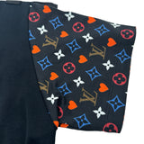 ルイ・ヴィトン LOUIS VUITTON モノグラムゲームオン半袖Tシャツ FKTS98 ブラック コットン レディース 半袖Ｔシャツ