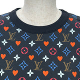 ルイ・ヴィトン LOUIS VUITTON モノグラムゲームオン半袖Tシャツ FKTS98 ブラック コットン レディース 半袖Ｔシャツ