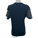 ルイ・ヴィトン LOUIS VUITTON モノグラムゲームオン半袖Tシャツ FKTS98 ブラック コットン レディース 半袖Ｔシャツ