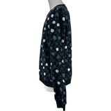 ルイ・ヴィトン LOUIS VUITTON ×草間彌生 ドットモノグラムスウェットシャツ HOY26W ブラック コットン メンズ スウェット