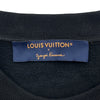 ルイ・ヴィトン LOUIS VUITTON ×草間彌生 ドットモノグラムスウェットシャツ HOY26W ブラック コットン メンズ スウェット