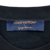 ルイ・ヴィトン LOUIS VUITTON ×草間彌生 ドットモノグラムスウェットシャツ HOY26W ブラック コットン メンズ スウェット