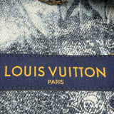 ルイ・ヴィトン LOUIS VUITTON モノグラムバンダナ半袖デニムシャツ HNS17X インディゴ デニム メンズ 半袖シャツ