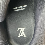 ルイ・ヴィトン LOUIS VUITTON トレイナーラインローカットスニーカー BM1202 ブラック レザー メンズ スニーカー