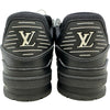 ルイ・ヴィトン LOUIS VUITTON トレイナーラインローカットスニーカー BM1202 ブラック レザー メンズ スニーカー