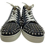 クリスチャン・ルブタン Christian louboutin ルイス オルラート ハイカットスニーカー ブルー デニム メンズ スニーカー