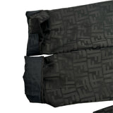フェンディ FENDI FF総柄シルクテーラードジャケット FJ7286 ブラック シルク レディース テーラードジャケット