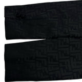 フェンディ FENDI FF総柄シルクテーラードジャケット FJ7286 ブラック シルク レディース テーラードジャケット