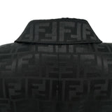 フェンディ FENDI FF総柄シルクテーラードジャケット FJ7286 ブラック シルク レディース テーラードジャケット
