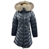 モンクレール MONCLER FULMARUS ダウンジャケット ブラック ナイロン レディース ダウンジャケット