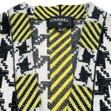 シャネル CHANEL ココマークボタン カシミヤ混カーディガン P77455 イエロー ウール メンズ カーディガン