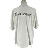 バレンシアガ BALENCIAGA 360サングラスプリント半袖Tシャツ 764235 ホワイト コットン メンズ 半袖Ｔシャツ