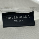 バレンシアガ BALENCIAGA 360サングラスプリント半袖Tシャツ 764235 ホワイト コットン メンズ 半袖Ｔシャツ