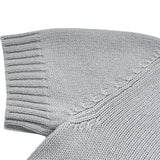 クリスチャン・ディオール Christian Dior シグネチャーカシミヤ半袖ニットセーター 344S98AM003 ブルー カシミヤ レディース セーター