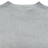 クリスチャン・ディオール Christian Dior シグネチャーカシミヤ半袖ニットセーター 344S98AM003 ブルー カシミヤ レディース セーター