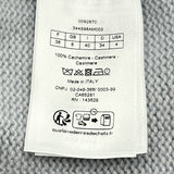クリスチャン・ディオール Christian Dior シグネチャーカシミヤ半袖ニットセーター 344S98AM003 ブルー カシミヤ レディース セーター