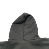 バレンシアガ BALENCIAGA REAL ロゴプリントフーデッドパーカー 620973 ブラック コットン メンズ パーカー