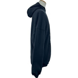 バレンシアガ BALENCIAGA REAL ロゴプリントフーデッドパーカー 620973 ブラック コットン メンズ パーカー