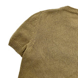 クリスチャン・ディオール Christian Dior シグネチャーカシミヤ半袖ニットセーター 244S98AM054 ベージュ カシミヤ レディース セーター