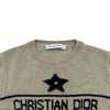 クリスチャン・ディオール Christian Dior シグネチャーカシミヤ半袖ニットセーター 244S98AM054 ベージュ カシミヤ レディース セーター