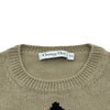 クリスチャン・ディオール Christian Dior シグネチャーカシミヤ半袖ニットセーター 244S98AM054 ベージュ カシミヤ レディース セーター