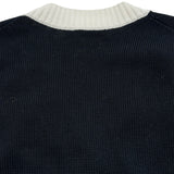 プラダ PRADA ロゴ刺繍クロップドコットンカーディガン P25I04 ブラック コットン レディース カーディガン