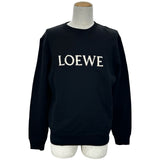 ロエベ LOEWE フロントロゴ刺繍スウェットシャツ H526Y24J26 ブラック コットン メンズ スウェット