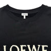 ロエベ LOEWE フロントロゴ刺繍スウェットシャツ H526Y24J26 ブラック コットン メンズ スウェット