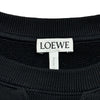 ロエベ LOEWE フロントロゴ刺繍スウェットシャツ H526Y24J26 ブラック コットン メンズ スウェット