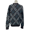 バーバリー BURBERRY モヘアブレンドチェックカーディガン 8093496 ブラウン ウール メンズ カーディガン