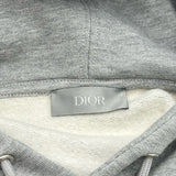 クリスチャン・ディオール Christian Dior CDロゴ刺繍フーデッドパーカー 943J600A0531 グレー コットン メンズ パーカー