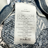 クリスチャン・ディオール Christian Dior AROUND THE WORLD 　ニットセーター 044S50AM007 ホワイト ウール レディース セーター