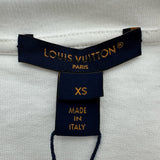 ルイ・ヴィトン LOUIS VUITTON トロピカルプリント半袖Tシャツ FRTS22 ホワイト コットン メンズ 半袖Ｔシャツ