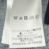 ルイ・ヴィトン LOUIS VUITTON ダミエ総柄デニムパンツ FRPX29 インディゴ デニム レディース デニムパンツ