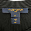 ルイ・ヴィトン LOUIS VUITTON ロゴワッペン長袖ワンピース FJKD20 ブラック レーヨン レディース ワンピース