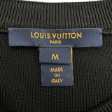 ルイ・ヴィトン LOUIS VUITTON ロゴワッペン長袖ワンピース FJKD20 ブラック レーヨン レディース ワンピース