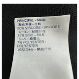 ルイ・ヴィトン LOUIS VUITTON ロゴワッペン長袖ワンピース FJKD20 ブラック レーヨン レディース ワンピース