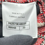 シャネル CHANEL ノルディックロゴカシミヤニットワンピース P62575 ブラック カシミヤ レディース ワンピース