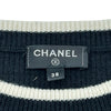 シャネル CHANEL ノルディックロゴカシミヤニットワンピース P62575 ブラック カシミヤ レディース ワンピース