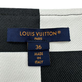 ルイ・ヴィトン LOUIS VUITTON ダミエデニムチェーンストラップワンピース FSDR10 ホワイト デニム レディース ワンピース