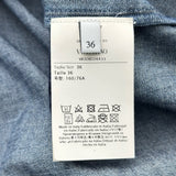 ヴァレンティノ VALENTINO カフタンデニムミニワンピース VB3DBD26433 ブルー コットン レディース ワンピース