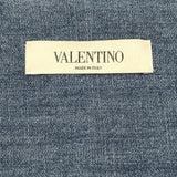 ヴァレンティノ VALENTINO カフタンデニムミニワンピース VB3DBD26433 ブルー コットン レディース ワンピース
