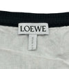 ロエベ LOEWE アナグラム刺繍サイドスリットワンピース S359Y51X67 ブラック コットン レディース ワンピース
