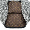ルイ・ヴィトン LOUIS VUITTON マルタージュツイード半袖ワンピース FQDS06 ブラック ナイロン レディース ワンピース