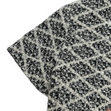 ルイ・ヴィトン LOUIS VUITTON マルタージュツイード半袖ワンピース FQDS06 ブラック ナイロン レディース ワンピース