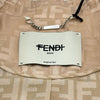 フェンディ FENDI FF総柄シルクテーラードジャケット FJ7432 ベージュ シルク レディース テーラードジャケット