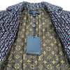 ルイ・ヴィトン LOUIS VUITTON アンカーボタンツイードテーラードジャケット FPVE48 ネイビー ツイード レディース テーラードジャケット