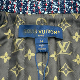 ルイ・ヴィトン LOUIS VUITTON アンカーボタンツイードテーラードジャケット FPVE48 ネイビー ツイード レディース テーラードジャケット