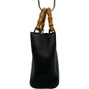 グッチ GUCCI バンブーミニショッパー 368823 ブラック レザー レディース ショルダーバッグ